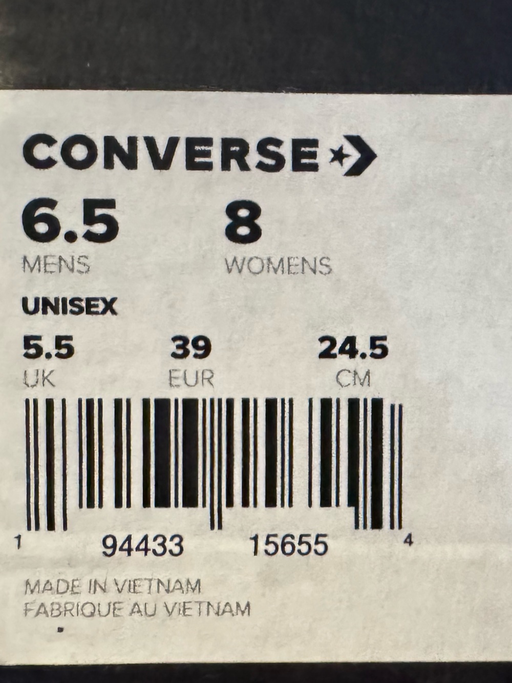 Converse Women's Sneakers - Black and White